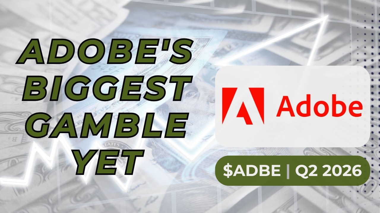 $ADBE Adobe Inc. Q2 2026 Earnings | The AI Move Wall Street Didn't Expect