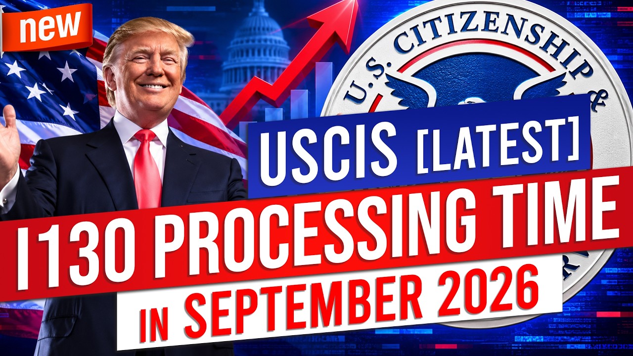 Сроки рассмотрения формы I-130 в USCIS в сентябре 2026 года | Супруги, родители, дети и братья/се...