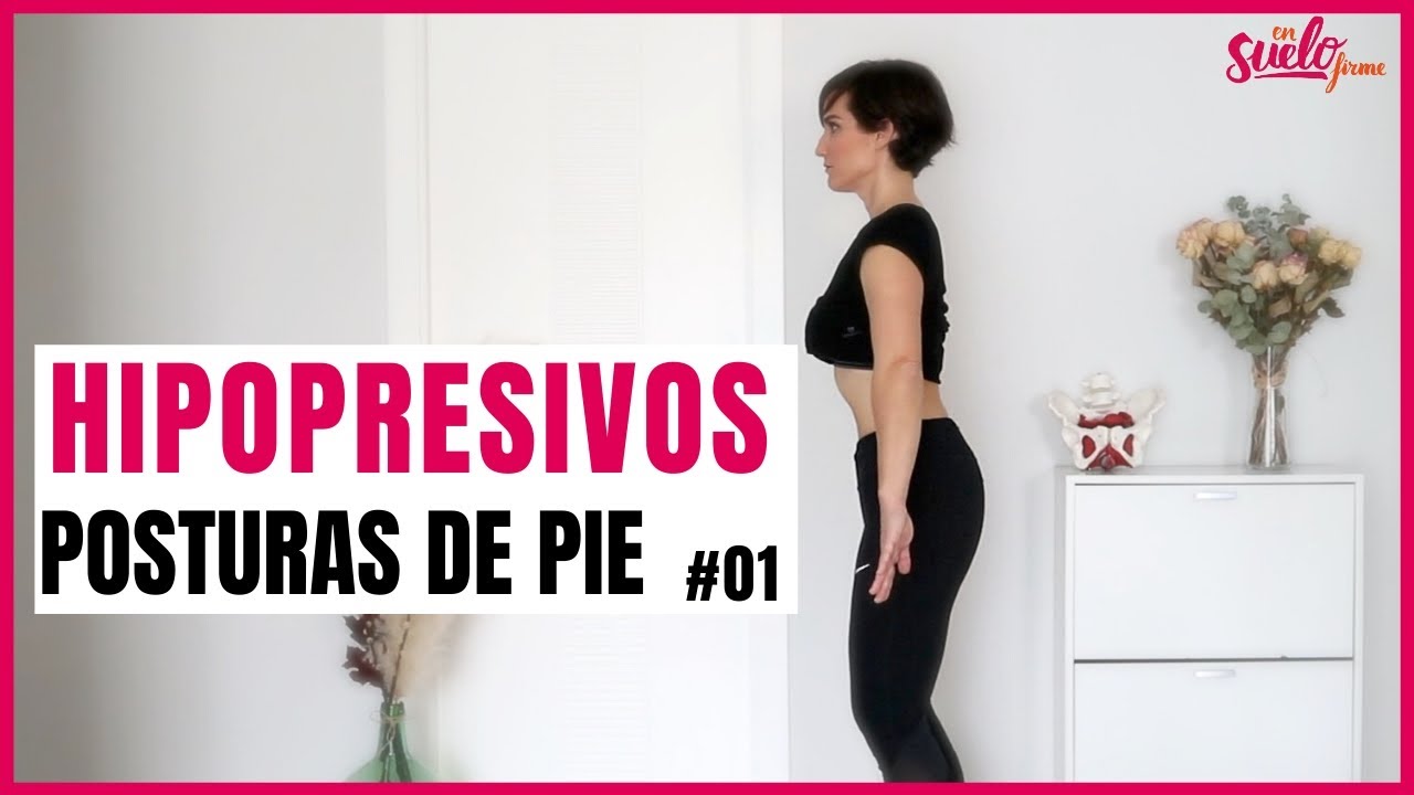 🦵🏻✅Abdominales HIPOPRESIVOS DE PIE (PARTE I) || Suelo Firme