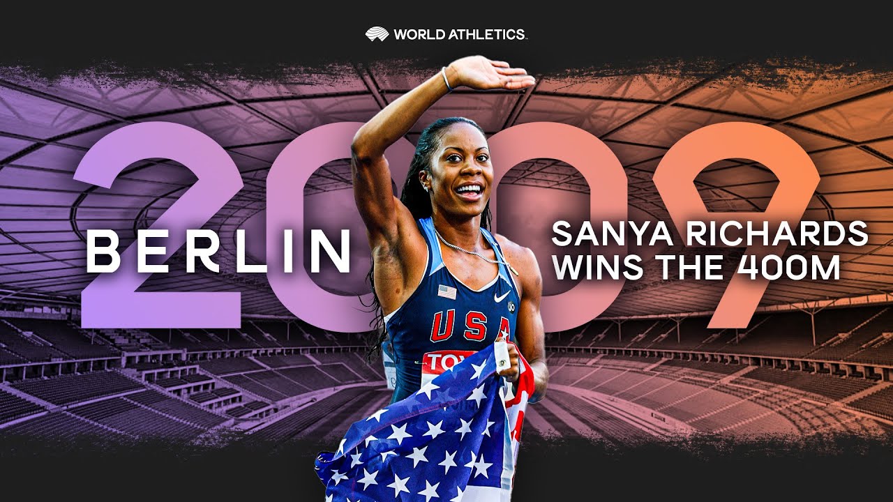 Sanya Richards-Ross 🇺🇸 competes in epic 400m final | World Athletics Championships Berlin 2009
