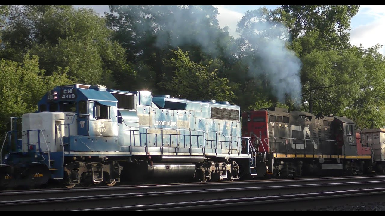 Howard Rd  in 4k video 2025 08 24 CN / VIA / AMTRAK / GO