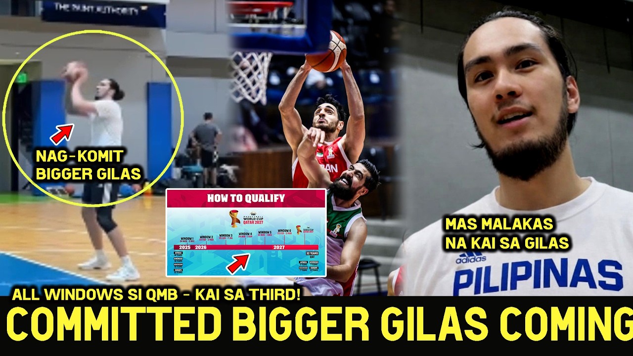 Mas-Malakas na Gilas. Bigger Frontline KAI SOTTO Maglalaro sa Next Window! Nag-Commit. 7'3