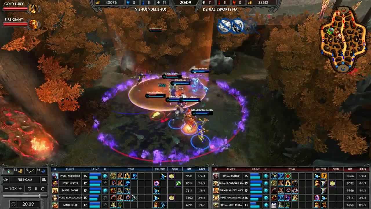 Denial's Macetodaface Epic Quadra-kill vs. VDee