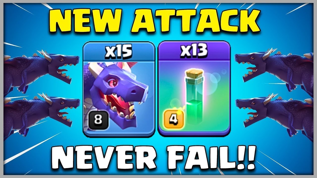 TH13 VS MAX TH14 EASY 3 STAR | The Best TH13 Attack Strategy (Clash of Clans)