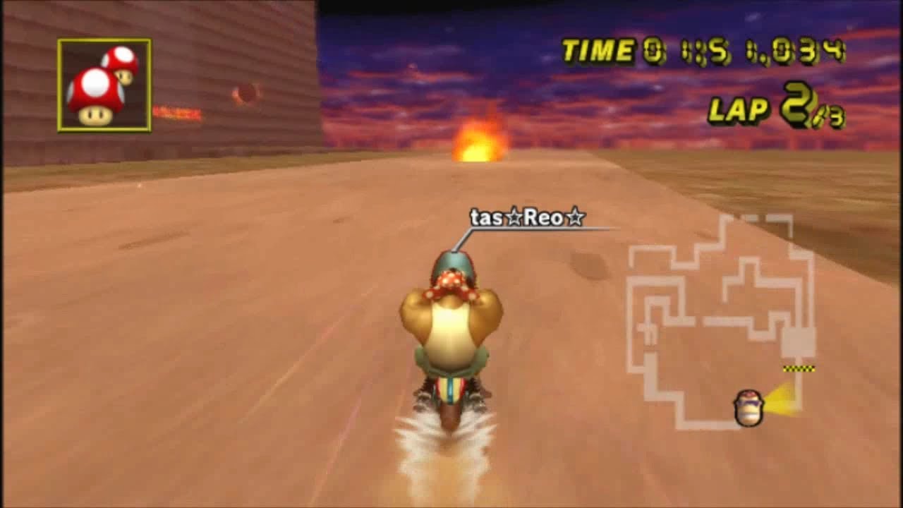 [MKWii TAS] Incendia Castle - 3'14''683