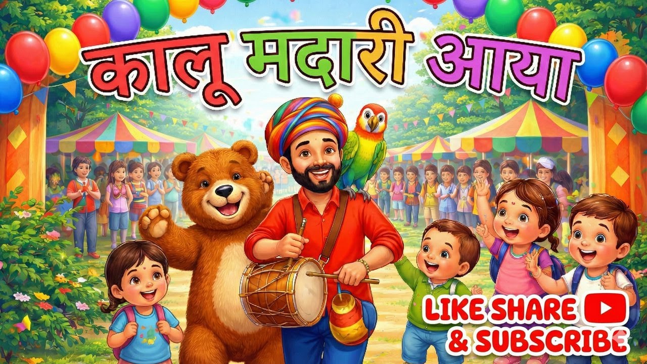 Kalu Madari Aaya 🎪 | Lakdi Ki Kathi 🐴 | Kids Cartoon Songs Hindi | Mera Pyara Bacha 👶 |#kalumadari