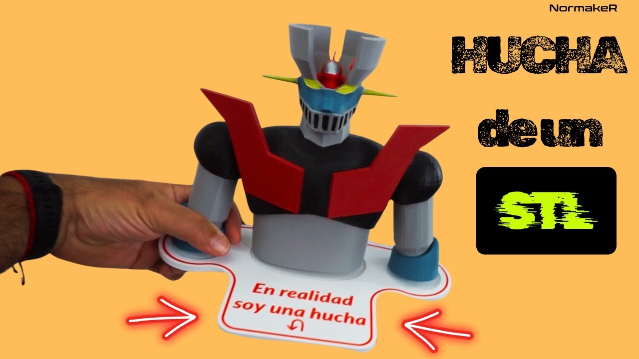 Creo una HUCHA a partir de CUALQUIER STL