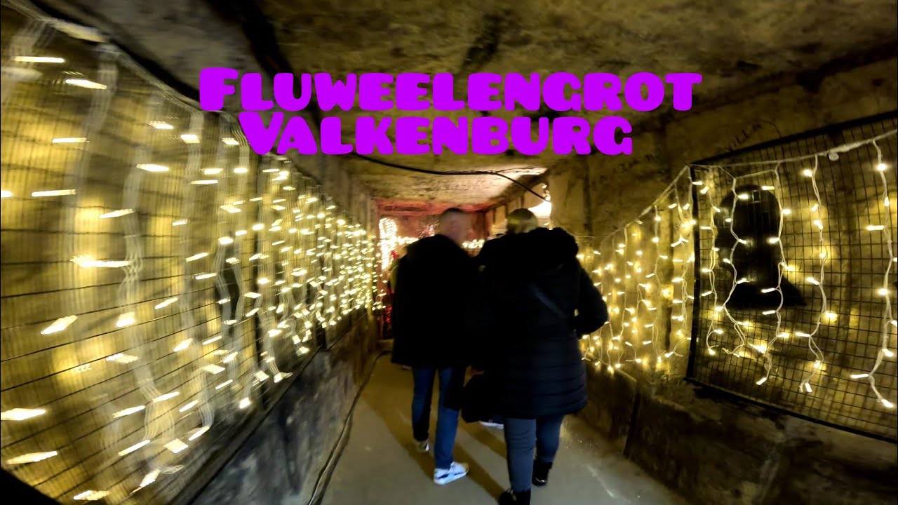 Unieke Kerstmarkt in de Fluweelengrot Valkenburg | GoPro Wandeltour
