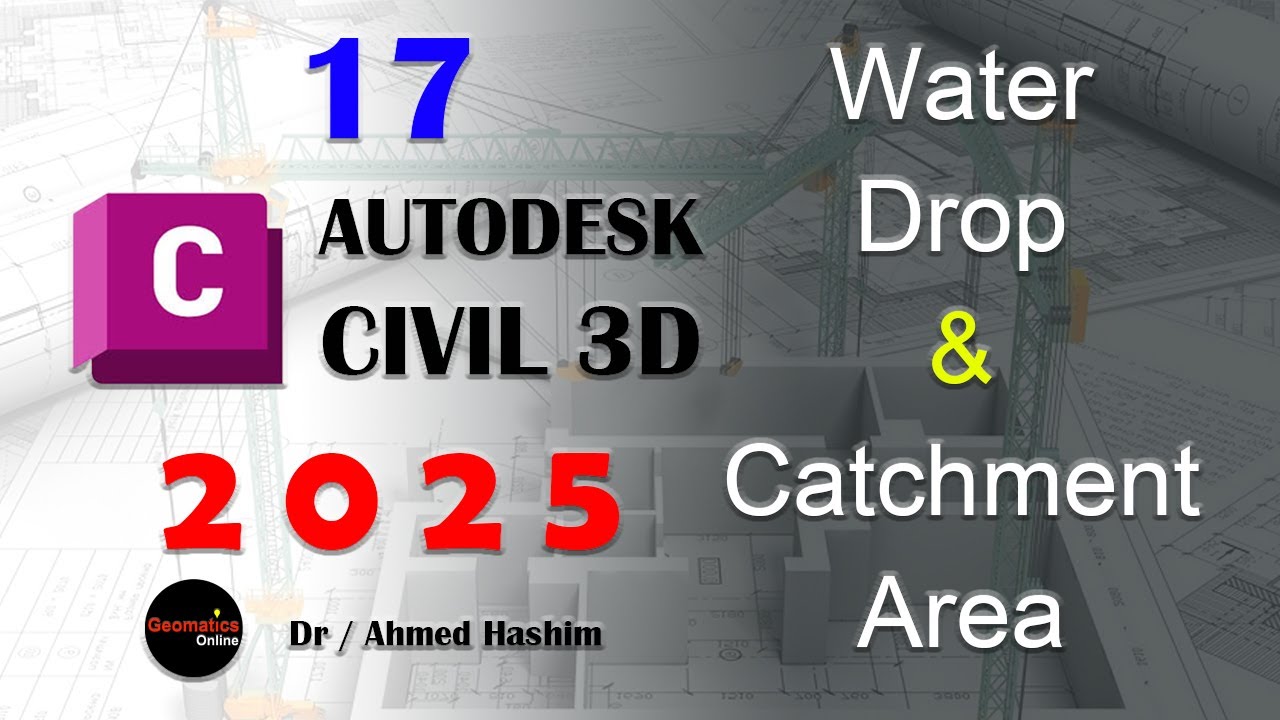 Water Drop & Catchment Area (Civil 3D)