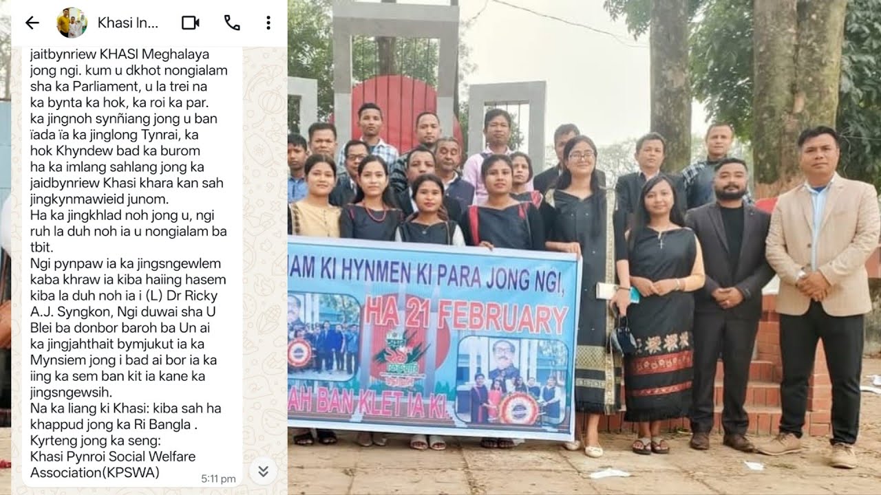  KI KHASI BA SAH HA  BANGLADESH KI LA PHAH KA KHUBOR SNGEWLEM SHA KA ING U MP KA SHILLONG 