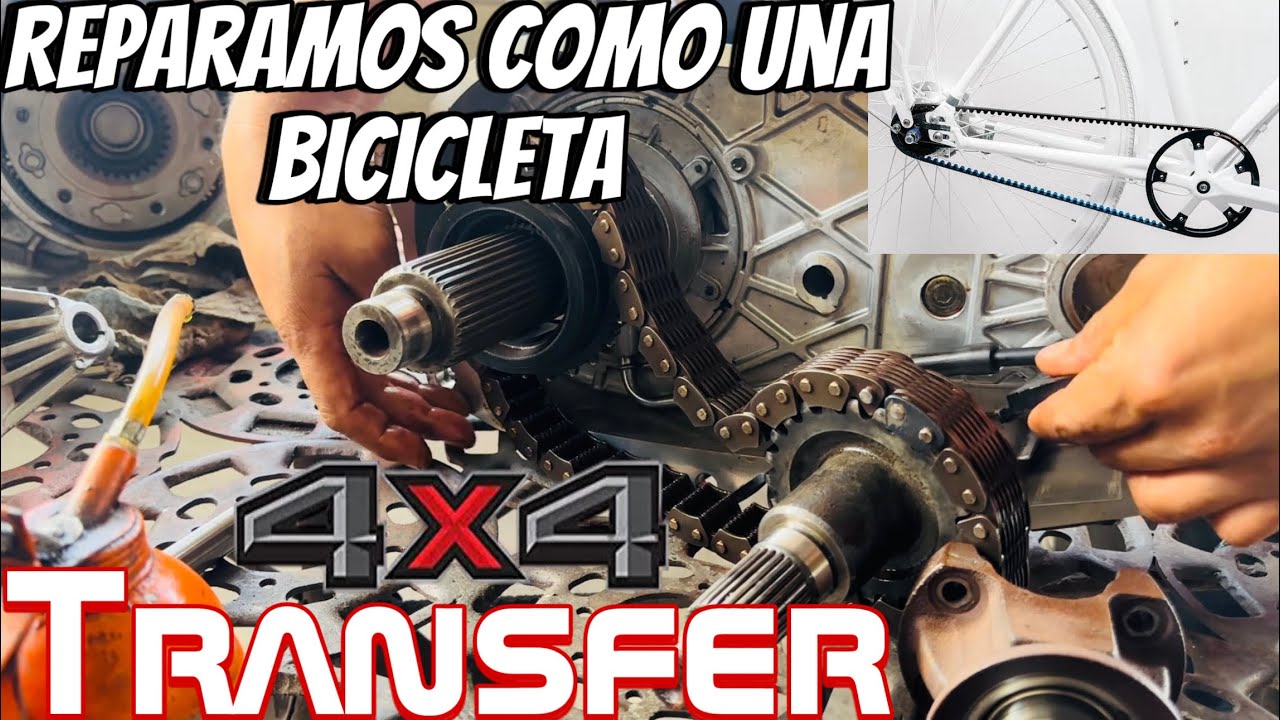 Transfer del 4x4 lo reparamos a la vieja escuela, como una 🚲