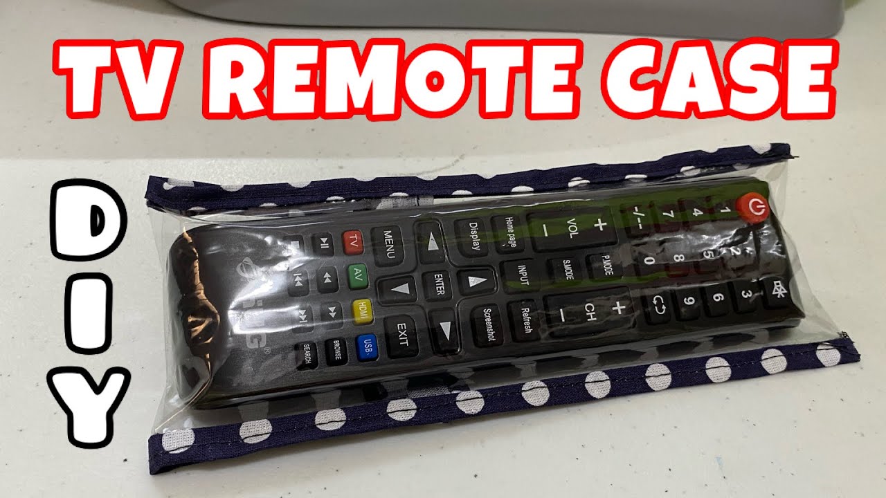 TV REMOTE COVER DIY | HOW TO PROTECT YOUR TV REMOVE