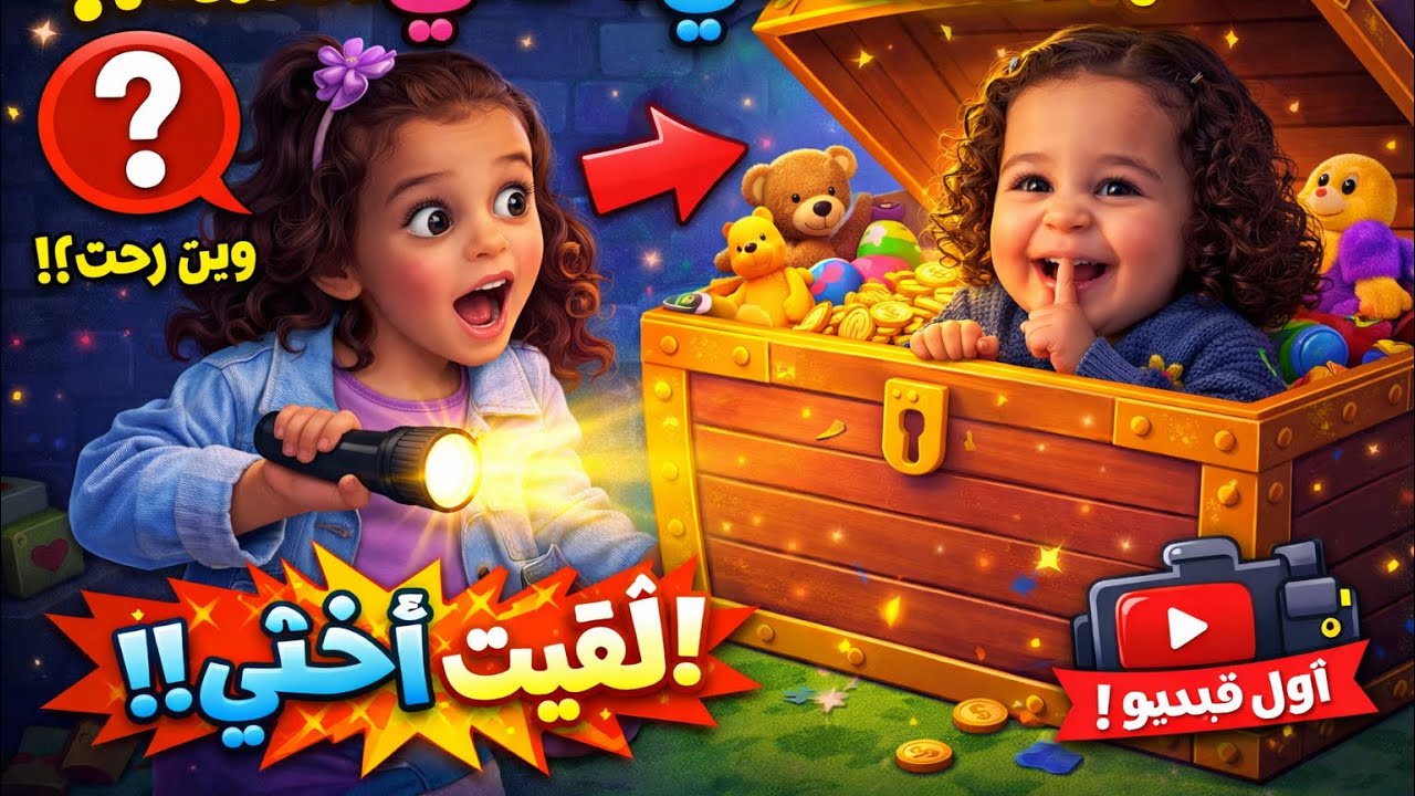 ميمي ضيعت لولو بالعتمة خافت عليها كتييير😱😭