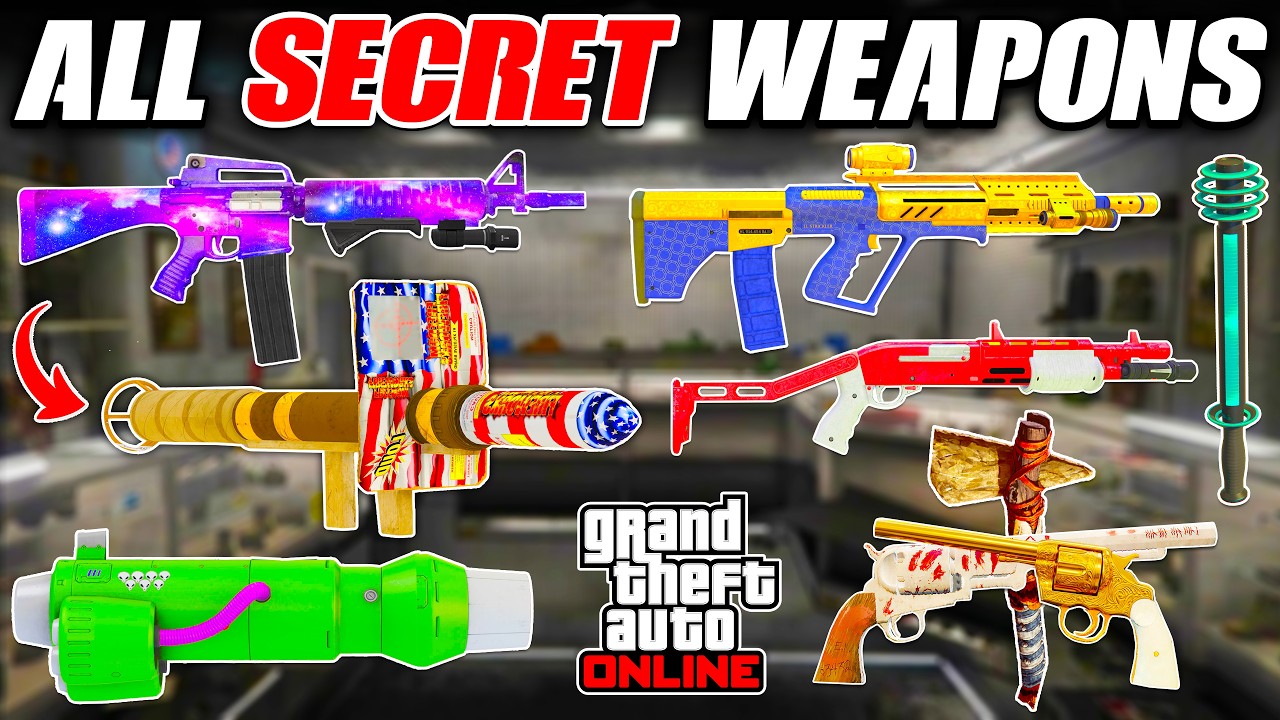 How To Unlock ALL SECRET Weapons In GTA Online! (UPDATED 2026)