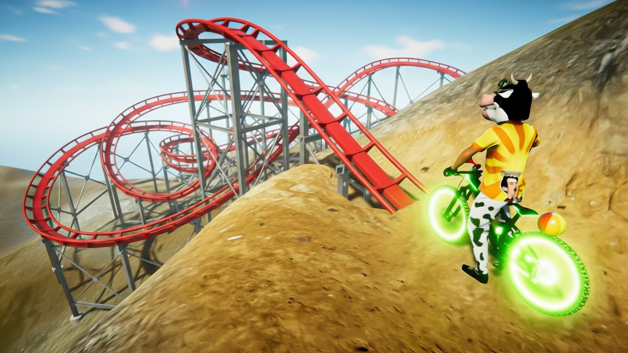 MOUNTAIN BIKING A ROLLER COASTER?! (Descenders)