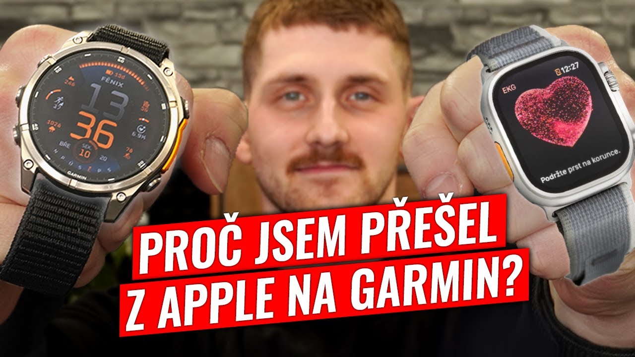 5 důvodů, proč jsem přešel z Apple Watch na Garmin