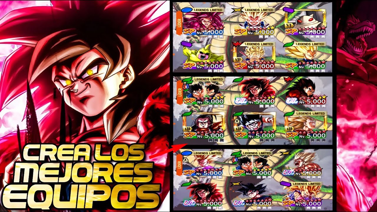 ¡CREA LOS MEJORES EQUIPOS DEL JUEGO ACTUALMENTE! Dragon Ball Legends