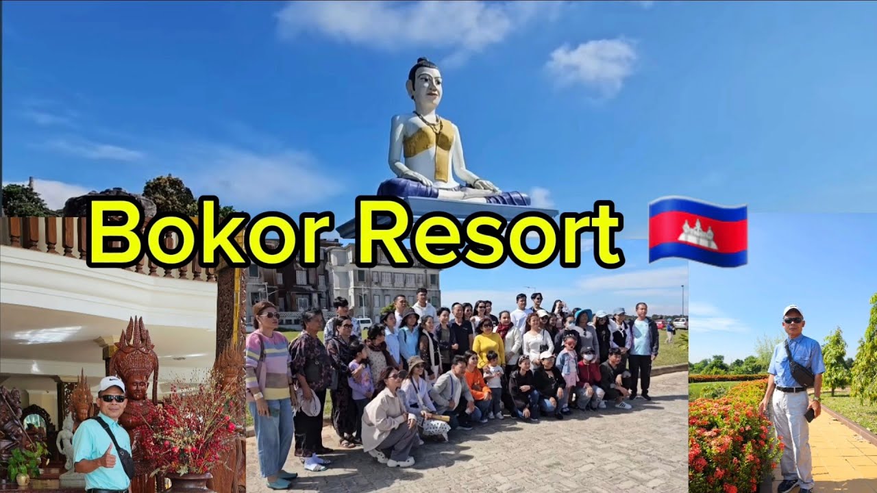 ការទស្សនានិងប្រវត្តិខ្លះៗនៃតំបន់រមនីយដ្ឋានភ្នំបូកគោទាំងមូល/Visit Bokor Resort 🇺🇲🇰🇭🚌💚♥️🌺🌸