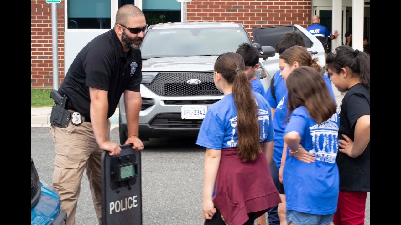 Kilby ES students take a look at policing in first junior police academy