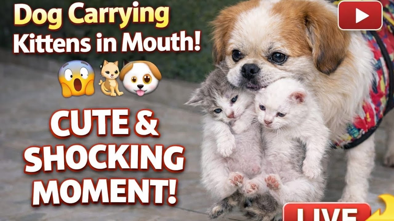 Dog 🐶 & kitten 🐾 Fun 😁 Live  [97] #ytshorts  #ytshorts #livestream #live #foryou #viralvideo#viedo
