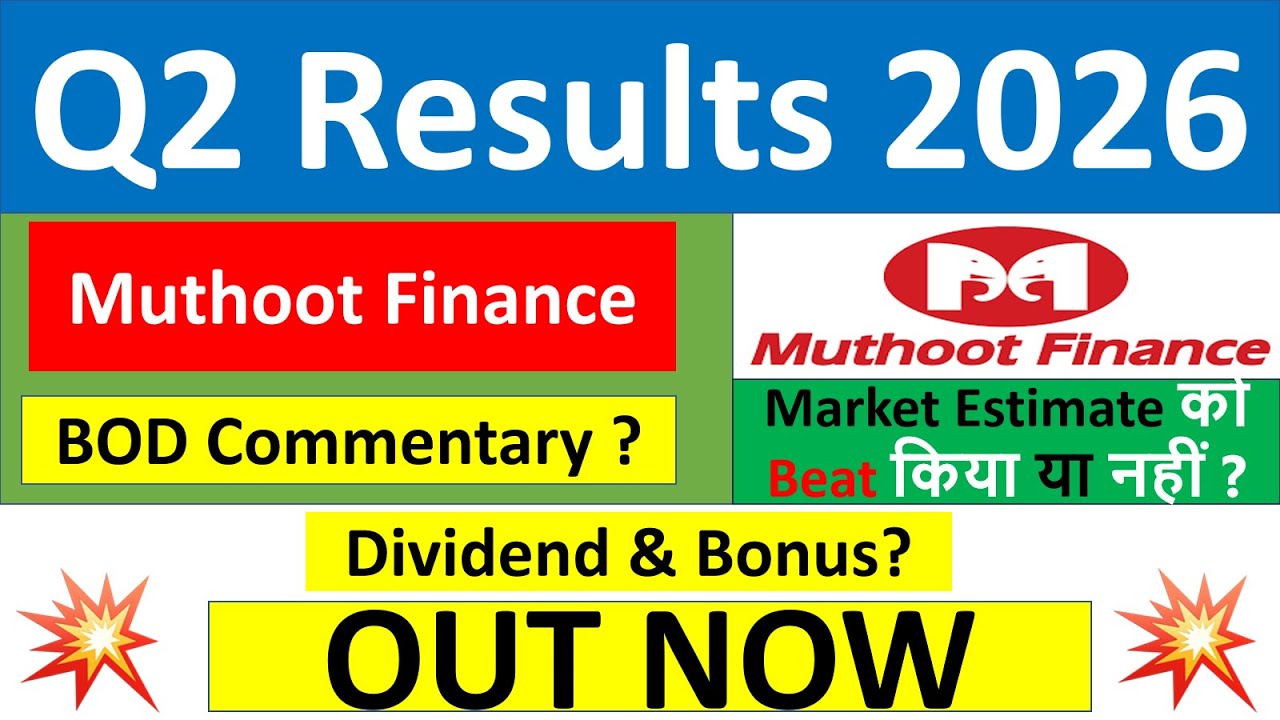 Muthoot Finance Q2 results 2026 | Muthoot Finance results today | Muthoot Finance Share News today