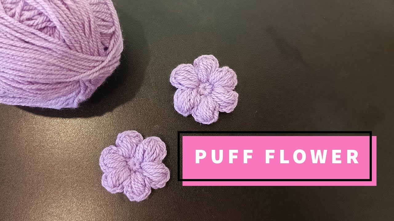 Puff Flower Crotchet Tutorial