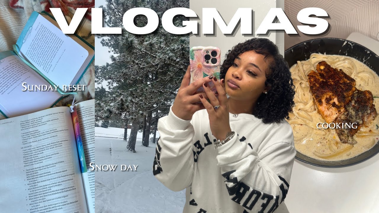 Vlogmas | Зимняя воскресная перезагрузка | Подготовка к предстоящей напряженной неделе... Ведение...