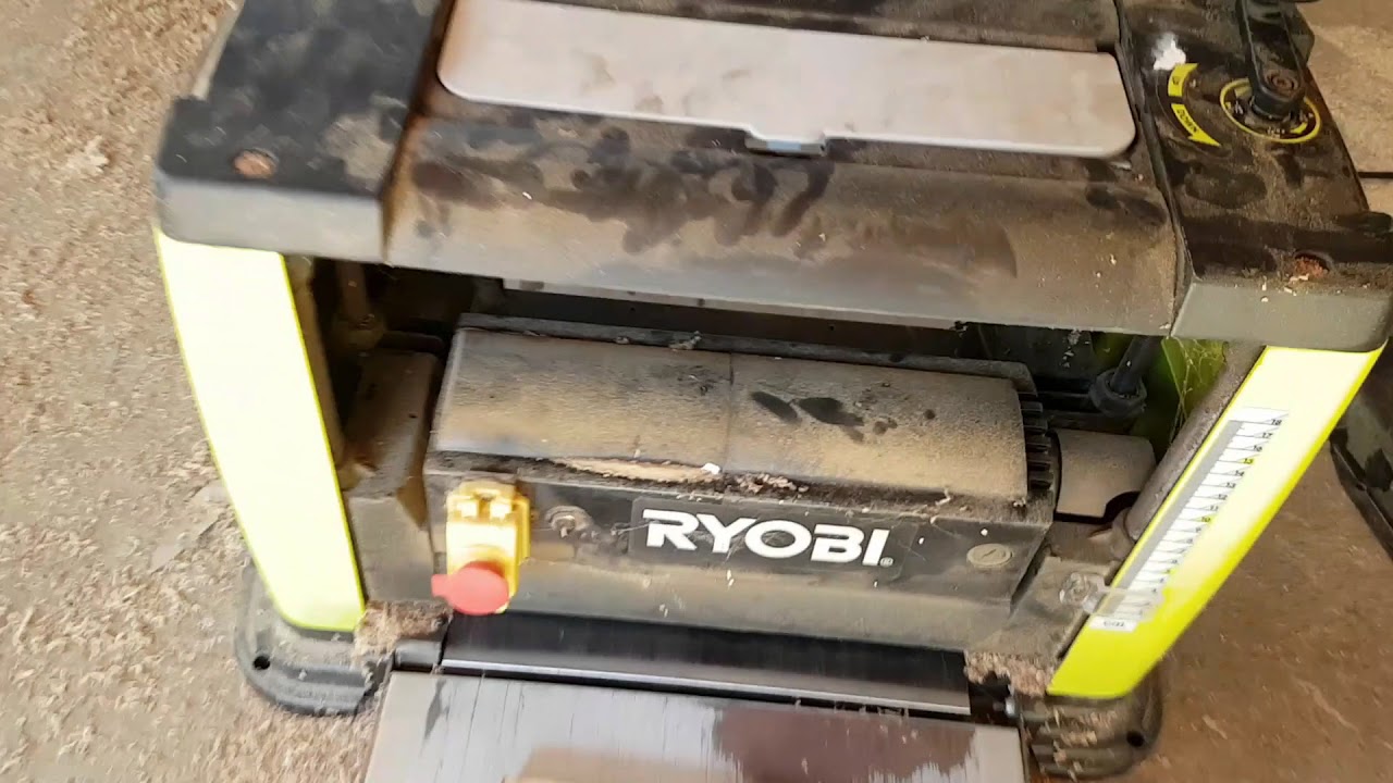 Ryobi Thicknesser, quick review and operation