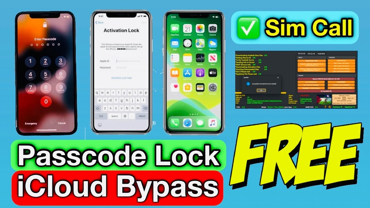 FREE iCloud Bypass Passcode Disabled iOS 12 to iOS 16.7.14 With Sim Network Working 2026