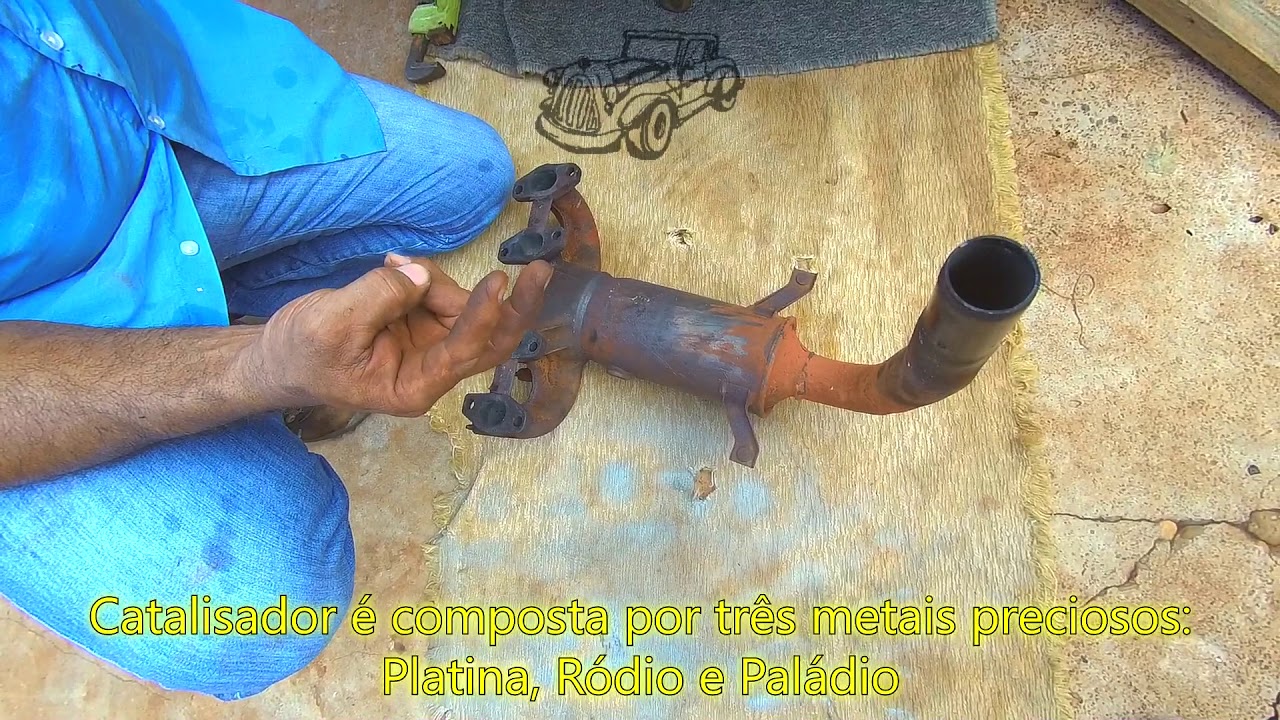 Catalizador do seu Carro  Part 01 Como Retirar e Limpar e Recuperar