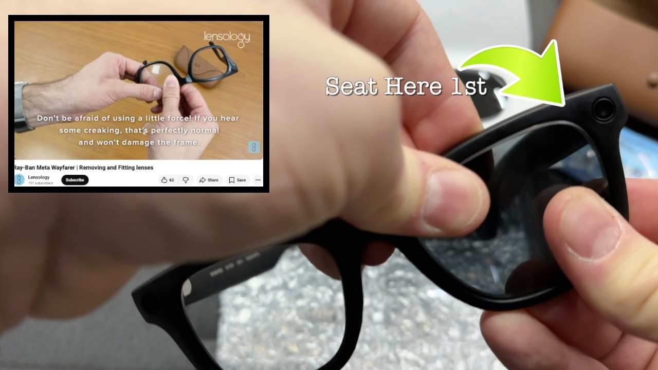 How to Change Lenses on Meta Ray-Ban Gen 2 | Installing Lensology Prescription Sunglass Lenses