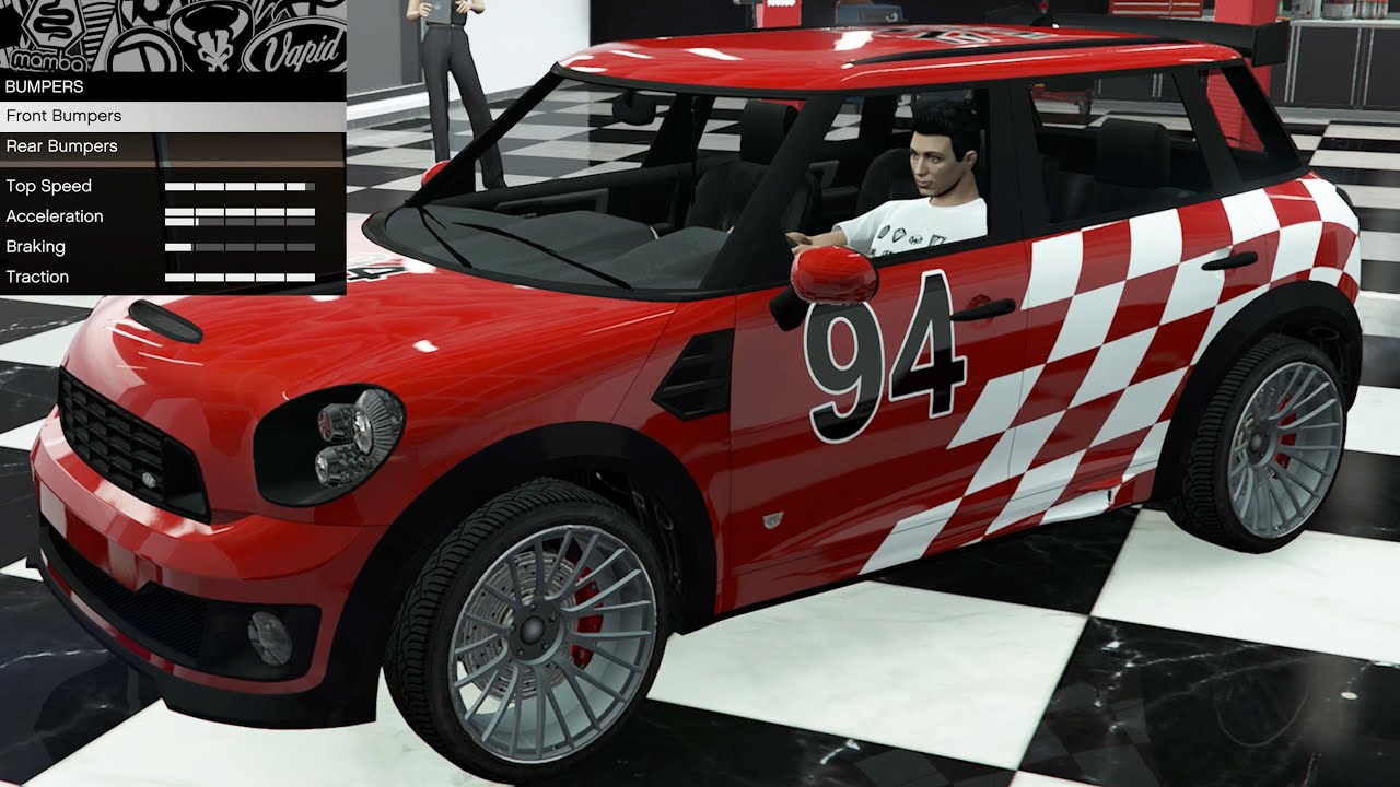 GTA 5 — DLC «Настройка транспортного средства» — Weeny Issi Rally (Mini Countryman WRC)