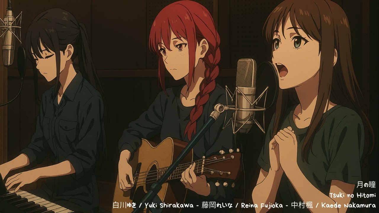 Yuki x Reina x Kaede - 月の瞳 (Tsuki no Hitomi)