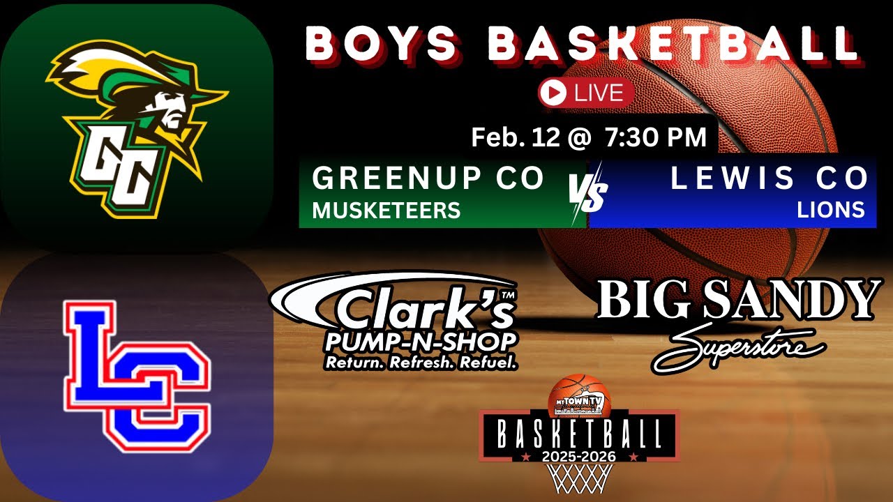 Boys Basketball - Lewis County @ Greenup County