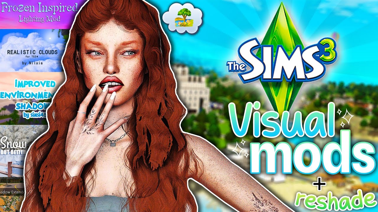 10+ ПОТРЯСАЮЩИХ модификаций окружения и графики для Sims 3 | (ReShade, моды и мой пользовательски...