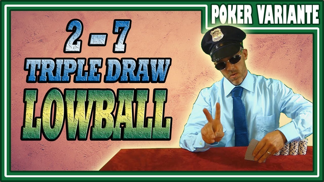POKER VARIANTE 6 - Trois tirages et ça revient à la mode !