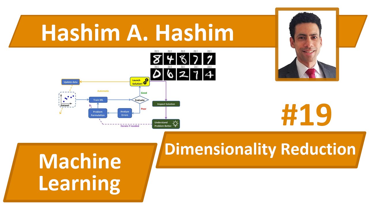 Machine Learning 19 Dimensionality Reduction Principal Component Analysis PCA Python تخفيض الأبعاد