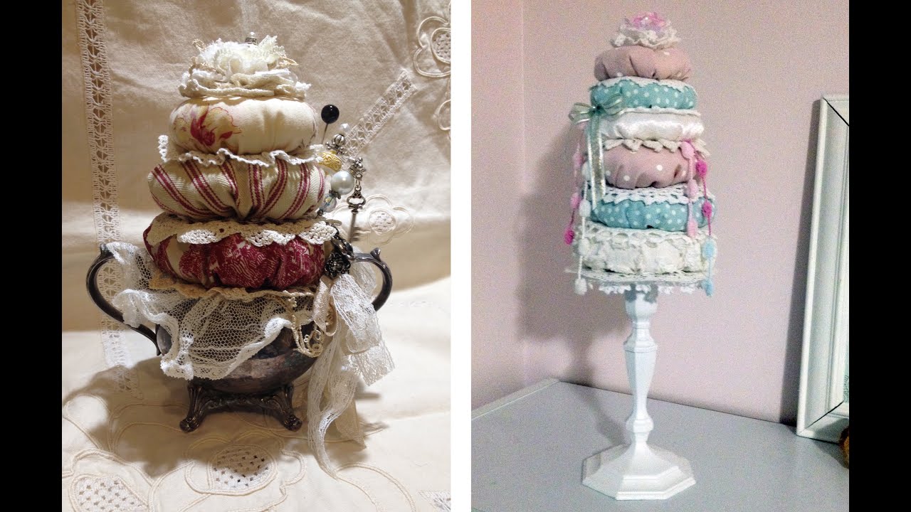 Cupcake  Pincushion Tree - Tutorial