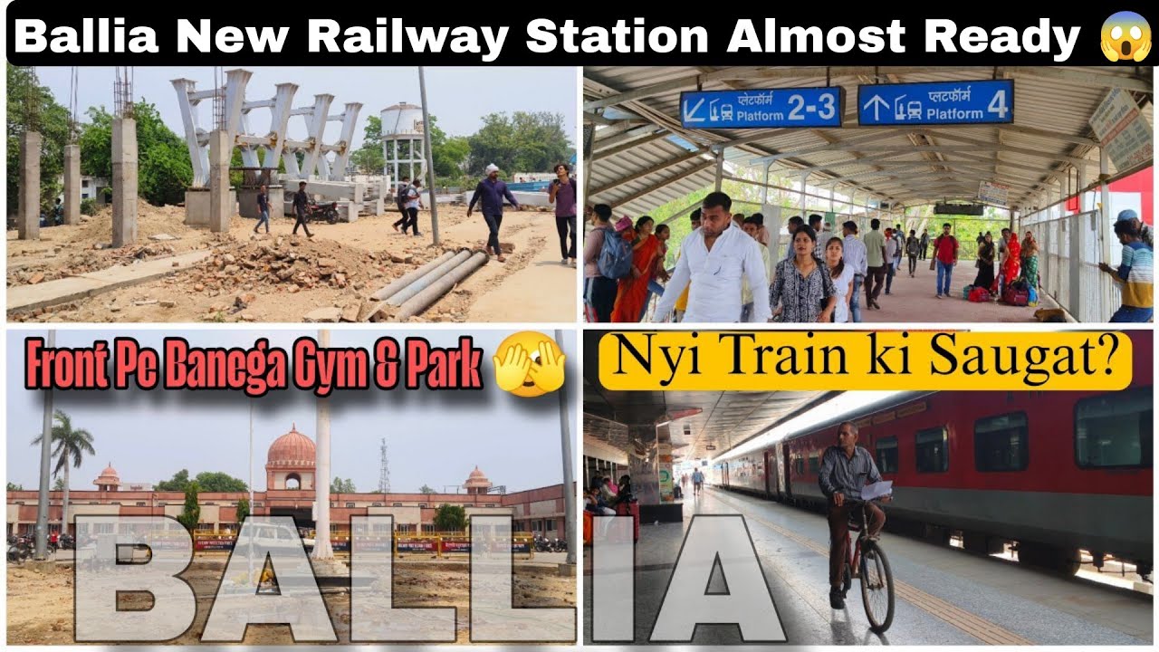 Ballia New Railway Station Almost Ready 😱 | Convert In Luxury Station 🙌🏻 | #youtube #vlog #ballia 