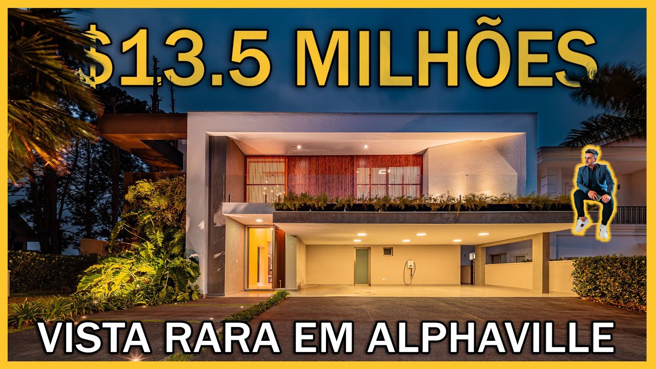 MANSAO DE R$13.500.000 COM UMA VISTA UNICA EM ALPHAVILLE - SÃO PAULO - 