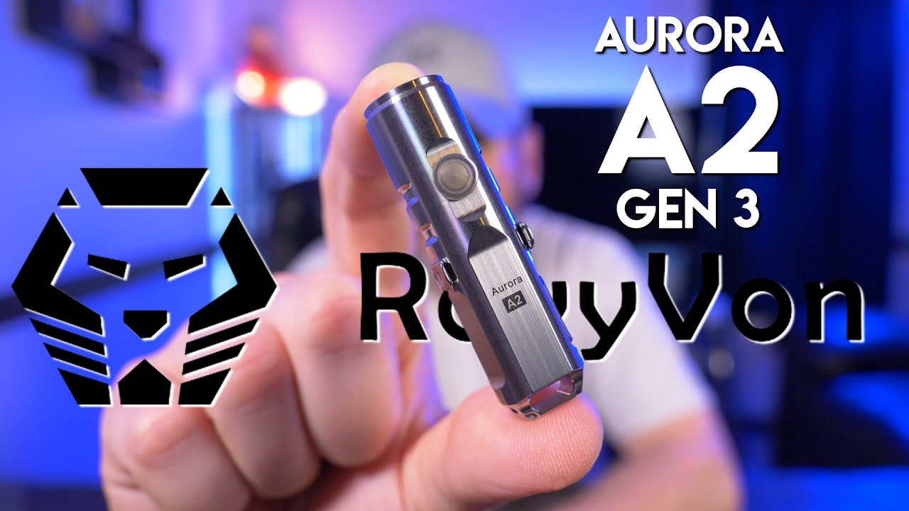 Этот улучшенный EDC-фонарик стоит того, чтобы на него обратить внимание! Rovyvon Aurora A2 Gen 3