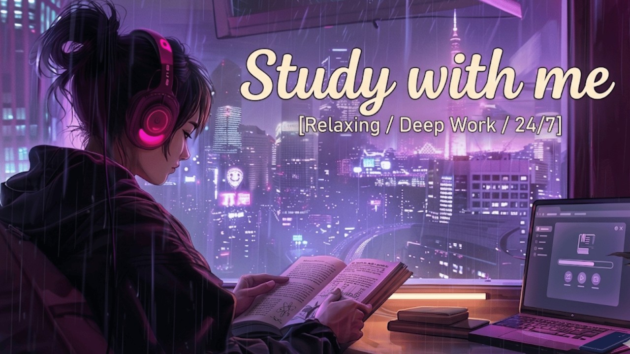 [playlist] JUST LEAVE IT ON 🐱 Cozy Cat Study | 1 Hour Deep Focus & Relax (Warm Lofi)