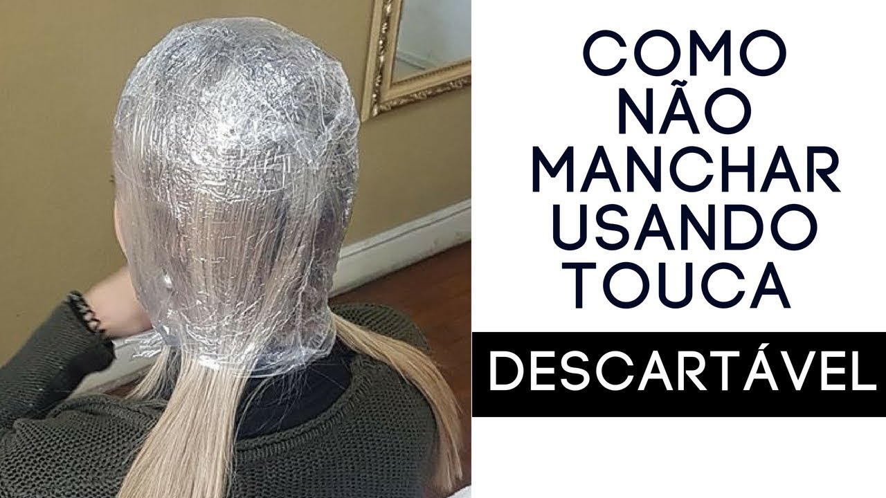 Como não manchar usando touca descartável.- Felipe Monteiro