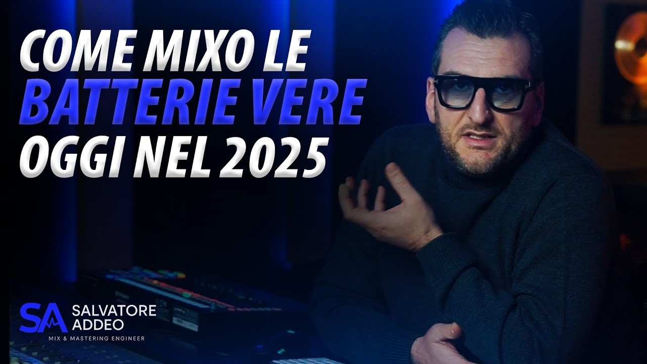COME MIXO UNA BATTERIA ACUSTICA NEL 2025