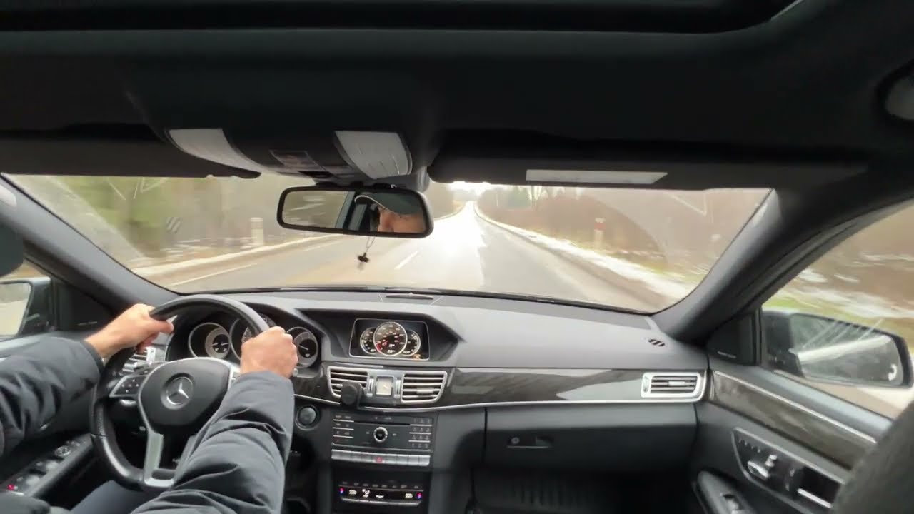 2015 Mercedes Benz E500 S212 V8 Biturbo Pov Drive M278