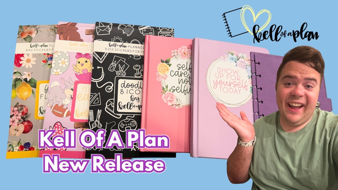 NEW Kell Of A Plan Release | Easter & Floral Stickers, Mini Planner Covers & More!