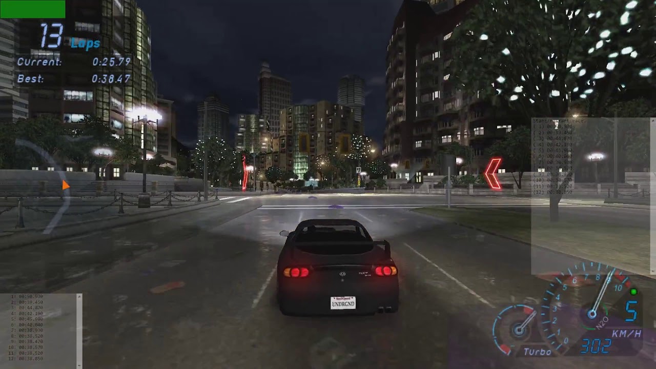 NFS Underground - Atlantica 10 Lap Series in 6:25 (Virtuallenge.com Leaderboard Run)