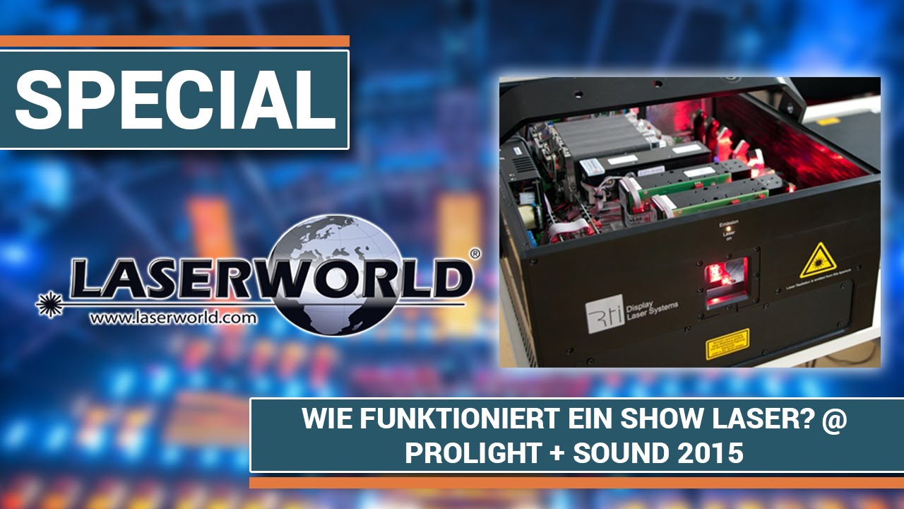Wie funktioniert ein Show Laser? I Prolight + Sound 2015
