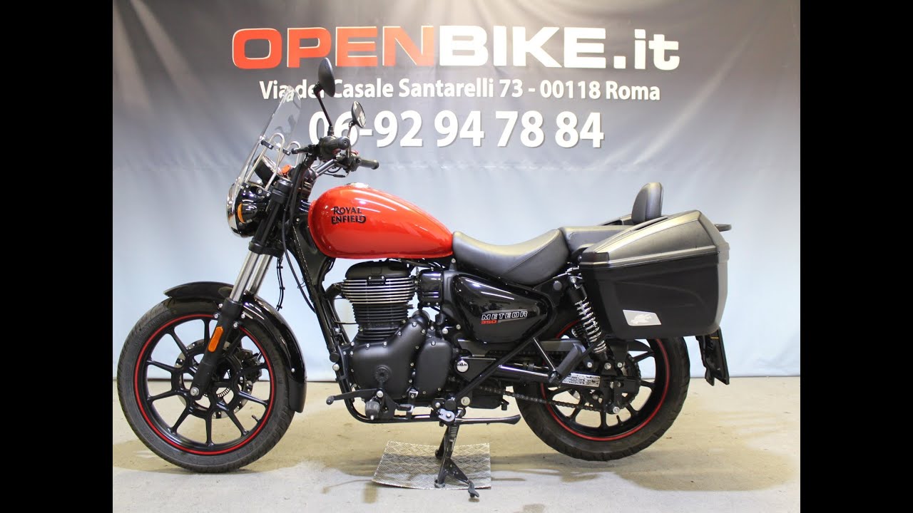 Royal Enfield Meteor 350 Fireball Red ABS Euro 5 Anno 08/2023 Km 12.500 - www.openbike.it