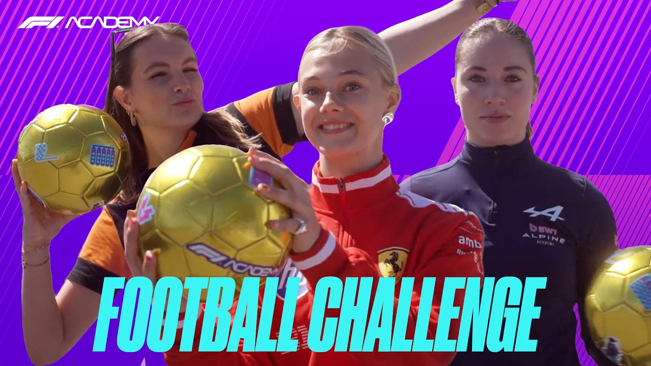 MP Motorsport Take On a Football Shootout Challenge ⚽️ | F1 ACADEMY